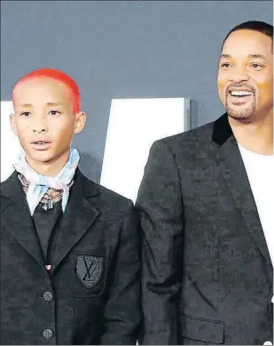  ??  ?? Jaden Smith, Will Smith, la seva dona des de fa 22 anys, Jada Pinkett Smith, i Trey Smith, del primer matrimoni de l’actor amb Sheree Zampino