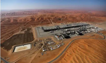  ?? ?? Aramco's oil field in the Empty Quarter, Shaybah, Saudi Arabia. Photograph: Hamad I Mohammed/Reuters