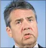  ??  ?? SIGMAR GABRIEL