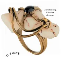  ??  ?? Diorodeo ring, €442 at dior.com