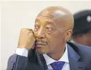  ?? /Esa Alexander /Sunday Times ?? Fight: Former Sars boss Tom Moyane aims to block the appointmen­t of his successor.