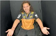  ??  ?? Tiana So’oialo – daughter of All Black great Rodney So’oialo – will sing the national anthem at this weekend’s Wellington Cup.