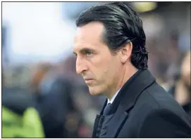  ?? (Photo AFP) ?? Une défaite ce soir pourrait coûter son poste à Unai Emery.