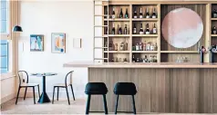  ?? ?? Port, the seaside town’s new 19-room boutique hotel, has ‘modern, muted interiors’ and a Scandinavi­an feel