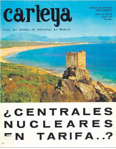  ?? ?? Un ejemplar de la revista ‘Carteya’ (1978).