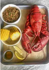  ??  ?? Steamed Mained lobster by Bun Appetit