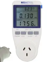  ??  ?? Below Right: Good low-cost retail power meters for home use will measure power factor.