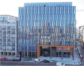  ??  ?? Property: 76 Sir John Rogerson’s Quay, where 2,183 sq m of space have been let by TIO to Rabobank