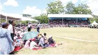  ?? Pictures: John Manzongo - ?? Part of the crowd that attended the launch of Widows Associatio­n by First Lady Dr Auxillia Mnangagwa in Masvingo yesterday.