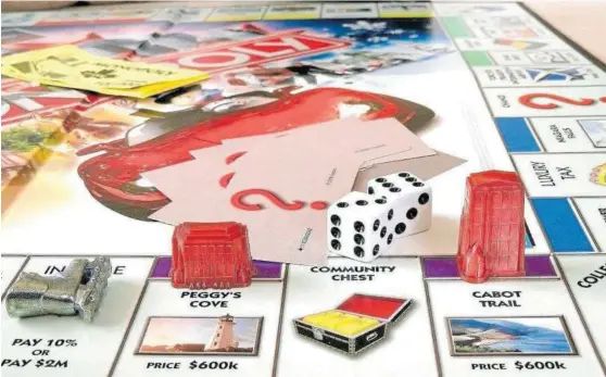  ?? Fotos: Pixabay ?? Tablero del ‘Monopoly’, cuya primera versión, ‘El juego del propietari­o’, fue inventado por Elizabeth Magie Phillips, en 1902.
