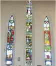 ?? ?? VISUAL FEAST: Stained glass windows