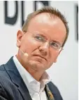  ?? Foto: Matthias Balk, dpa ?? Wirecard Chef Markus Braun hat ehrgei zige Pläne.