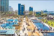  ?? County of San Diego ?? WATERFRONT PARK features 12 acres of paths, gardens and fun fountains for children of all ages.