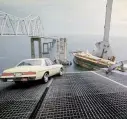  ?? ?? Thirty-five people died when the Sunshine Skyway Bridge was hit