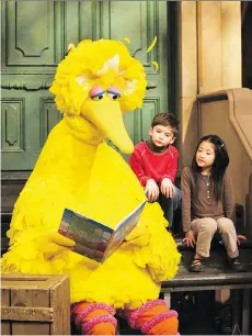  ?? MARK LENNIHAN/THE ASSOCIATED PRESS ?? Sesame Street is heading to school in a partnershi­p with McGraw-Hill Education. It’s a move that experts say could allow other companies to enter sacred learning spaces.