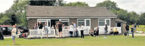  ??  ?? ●● Langley Cricket Club, which is to be renovated if the club can raise £10,000 and get additional funding