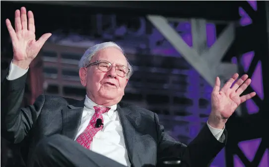  ?? BILL PUGLIANO/GETTY IMAGES FILES ?? Observers questioned whether other Home Capital shareholde­rs will approve the steep discount from Berkshire Hathaway’s deal. They consider the agreement vintage Warren Buffett, who once wrote in a New York Times op-ed: “Be fearful when others are...