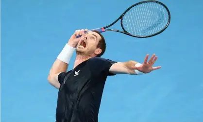  ?? ?? Andy Murray is through to the semi-finals of the Sydney Tennis Classic. Photograph: Jason McCawley/Getty Images