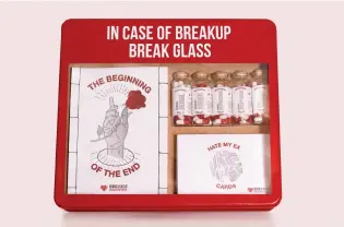  ??  ?? The Breakup Recovery Kit