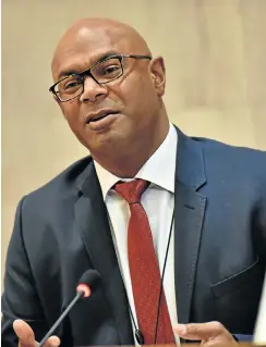  ?? Picture: FM ?? Registrar of banks and deputy governor of the Reserve Bank Kuben Naidoo.