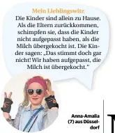  ??  ?? Anna-amalia (7) aus Düsseldorf