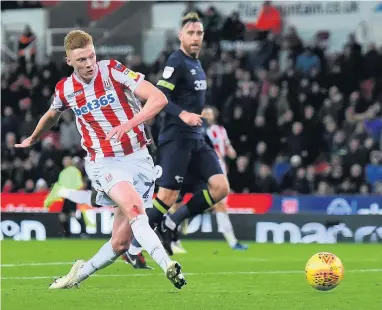  ??  ?? Sam Clucas has become an instant hit with Stoke City fans since making a return to action.
