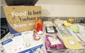  ?? SCOTT EISEN/GETTY IMAGES ?? Meal-kit company Blue Apron continues to face setbacks with the departure of staff and loss of customers, as it embarks on ambitious plans to offer a much wider selection of products.