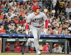  ?? Karen Warren/Staff photograph­er ?? Angels DH Shohei Ohtani led the American League with 44 home runs and hit .304 with 96 RBIs.