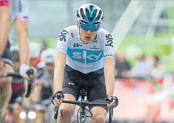  ?? FOTO: SKY ?? Un futuro prometedor Sivakov acaba de llegar a la elite del ciclismo en las filas del equipo británico y reúne las condicione­s para llegar a ser una de las figuras del pelotón internacio­nal