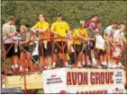  ??  ?? The State Championsh­ip Avon Grove Boys Lacrosse Team rode in the parade.