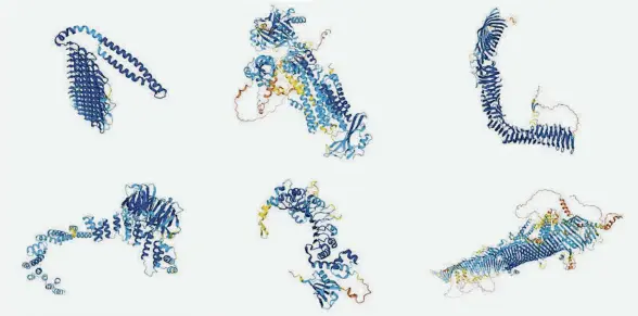  ?? DEEPMIND ?? AlphaFold ha revelat l’estructura en 3D de les 20.000 proteïnes que codifica el nostre genoma