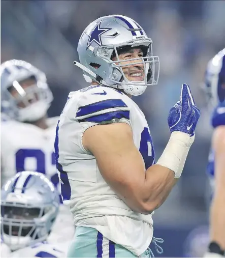  ?? TOM PENNINGTON/GETTY IMAGES ?? Windsor native Tyrone Crawford, a defensive lineman for the Dallas Cowboys, will be front and centre when the Cowboys take on the Rams in the NFC divisional round on Saturday in L.A.