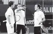  ?? AFP ?? González y el dúo de dobles, Gómez y Rodríguez.