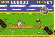  ??  ?? [C64] The late John Ferrari wrote both Moto X Simulator and BMX Freestyle – featuring Matt’s music – for Codemaster­s.