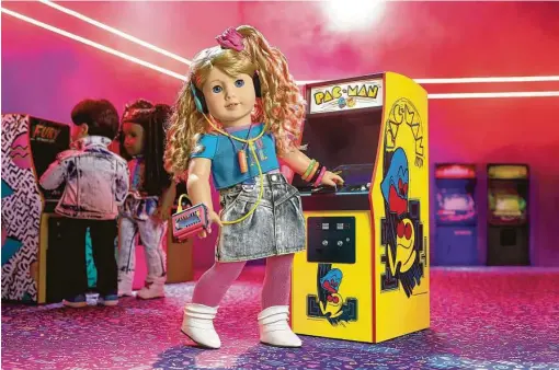  ?? Business Wire ?? American Girl’s new ’80s historical character is Courtney Moore.