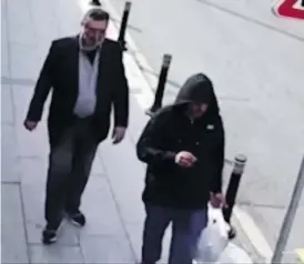  ??  ?? CCTV footage appears to show a Jamal Khashoggi body double in Istanbul.