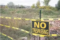  ??  ?? Vandyk, the developmen­t company that owns the property, said the fence was erected simply to allay community concerns.