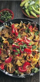  ??  ?? Baked Nacho Pasta