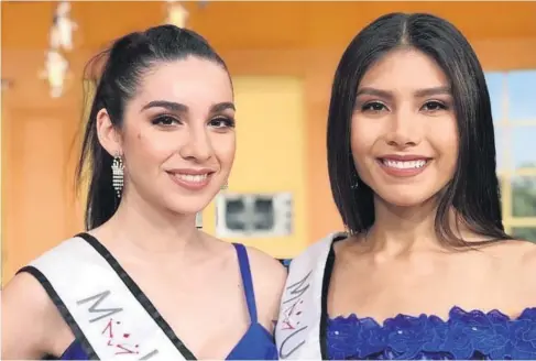  ?? FOTO: INSTAGRAM ?? > Paola Guerrero y Diana Martínez, concursant­es de ‘Mexicana universal 2019’.