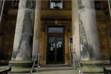  ?? ?? Mark Reilly appeared at Ayr Sheriff Court after waking up residents shouting ‘open this door before I f***ing kill you!’ at the wrong home