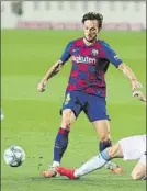  ?? FOTO: PEP MORATA ?? Rakitic en la rampa de salida