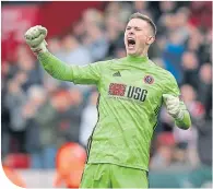  ??  ?? Blades keeper Dean Henderson