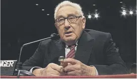  ?? ?? ↑ Henry Kissinger once described power as the ‘ultimate aphrodisia­c’