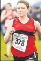  ?? FM4637488 ?? Karrianne Bell finished the under-17 race in 23rd place for Medway & Maidstone