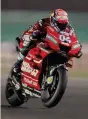  ??  ?? In sella.«Dovi» in Qatar con la Ducati