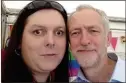  ??  ?? TIRADE: Ms Botha with Mr Corbyn