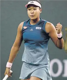  ?? FOTO: EFE ?? Naomi Osaka, una número uno mundial en Grand Slams