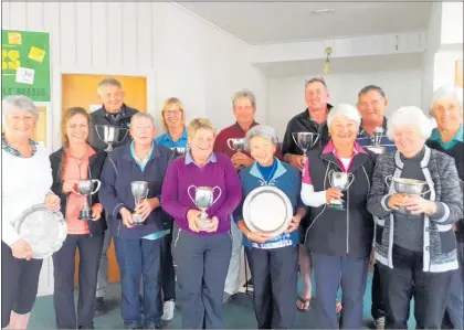  ??  ?? Waihi Golf Club champions for 2018.