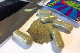  ?? Mary Esch Associated Press ?? THE FDA has warned consumers against using kratom for medical treatment, stressing that it has not approved medication­s containing the herbal substance.