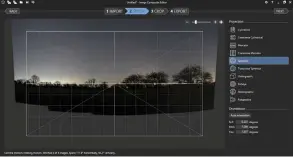  ??  ?? ▼ Figure 1: after importing your images into ICE they are ready to ‘Stitch’ and the type of panoramic view can be selected